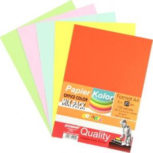 Polsirhurt Papier ksero A4 80g mix kolorów 100 arkuszy 1