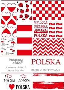 Happy Color Blok A4/10 z motywami Polska HAPPY COLOR 1