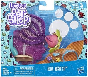 Figurka Hasbro Littlest pet Shop Zwierzaki Premium - Reba Rosyfish (E2430) 1