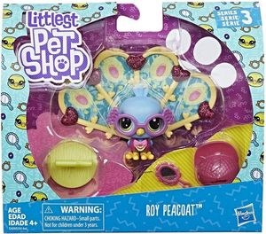 Figurka Hasbro Littlest Pet Shop Zwierzaki Premium - Roy Peacoat (E2429/ E2161) 1
