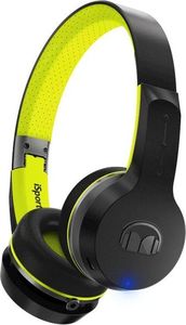 Słuchawki Monster Monster iSport FreedomV2 nauszne słuchawki bezprzewodowe czarno-zielone 1