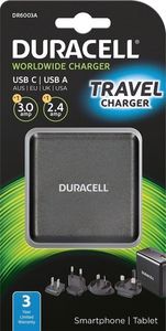 Ładowarka Duracell Travel 2x USB-A 2.4 A 2