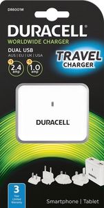 Ładowarka Duracell Travel 2x USB-A 2.4 A (DR6001W) 2