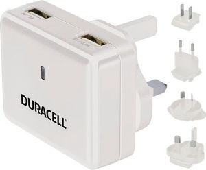 Ładowarka Duracell Travel 2x USB-A 2.4 A (DR6001W) 1