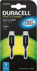 Kabel USB Duracell USB-C - USB-C 1 m Czarny 2