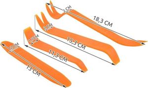 Iso Trade Ściągacze do demontażu tapicerki - zestaw 4 szt. 2