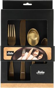 Berlinger Haus MAKU stalo įrankių rinkinys CHAMPAGNE GOLD, 16 dalių 2