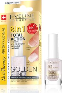 Eveline Odżywka do paznokci Nail Therapy Professionnal Golden Shine 8in1 12ml 1