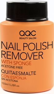 AQC Nagų lako valiklis AQC Beauty Salon Nail Polish Remover Pot Sponge 75 ml 1
