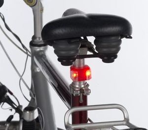 Dunlop Zestaw silikonowych lamp rowerowych Deluxe Led przód tył 2