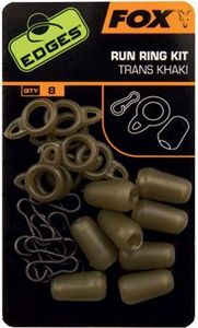 Fox Edges Standard Run Ring Kit - Trans Khaki x 8 (CAC583) 1