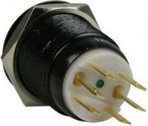 Lamptron Włącznik 19mm Blackline Zielony (LAMP-SW1913L-H) 3