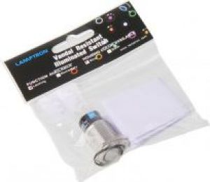 Lamptron Włącznik 19mm Srebrno-zielony (LAMP-SW1912L-G) 4