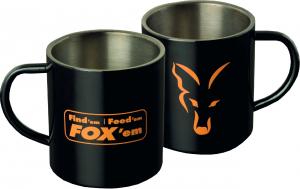 Fox Kubek Stainless Black XL 400ml Mug FFF (CLU254) 1