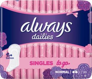 Always Dailies Singles To Go 20 szt. 1