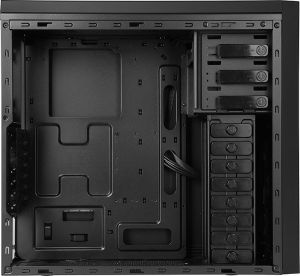 Obudowa BitFenix Shinobi Core Midi-Tower USB 3.0 - czarna z oknem, WYCISZONA (BFC-SNB-150-KKW1-SP) 3