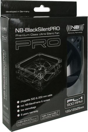 Wentylator Noiseblocker BlackSilent Pro Fan PL1 120mm (ITR-PL-1) 4