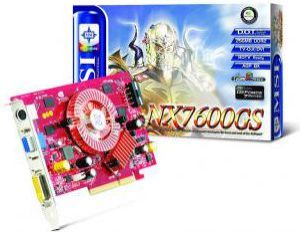 Karta graficzna MSI GeForce 7600 7600GS 256MB 128BIT DDR2 TV DVI AGP 1