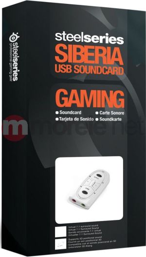 Karta dźwiękowa SteelSeries Siberia Usb (7.1) Biały (51001) 2