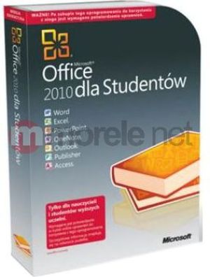 Microsoft Office 2010 Dla Studentów PL BOX (U6L-00031) 1