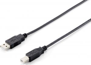Kabel USB Equip USB-A - USB-B 1.8 m Czarny 1