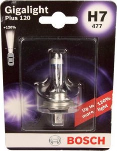 Bosch ŻARÓWKA H7 12V/55W PX26D +120% GIGALIGHT PLUS 120 1 SZT 12