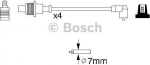 Bosch Komplet przewodów zapłonowych CITROEN 1