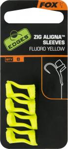 Fox Zig Aligna Sleeves x8 Fluoro Yellow (CAC666) 1