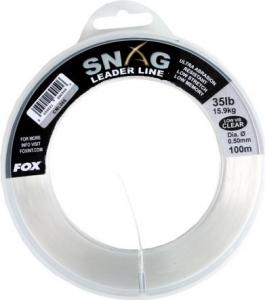 Fox Snag Leader Line Clear - 0.50 / 35lb - 100m (CML066) 1
