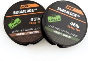 Fox Submerge lead free leader brown 35lb x 10m (CAC465) 1
