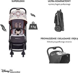 Wózek Easywalker Wózek dziecięcy Buggy XS Mickey Diamond beżowy 2