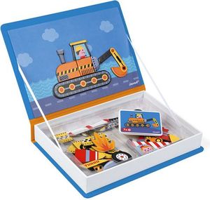 Janod Magnetyczna układanka Pojazdy Magnetibook (J02715) 6