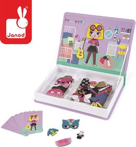 Janod Magnetyczna układanka Kostiumy Dziewczynka Magnetibook 2