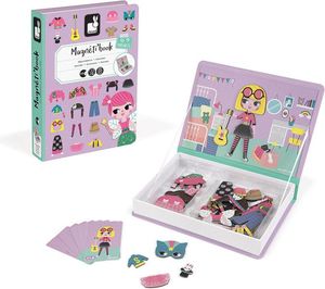 Janod Magnetyczna układanka Kostiumy Dziewczynka Magnetibook 5