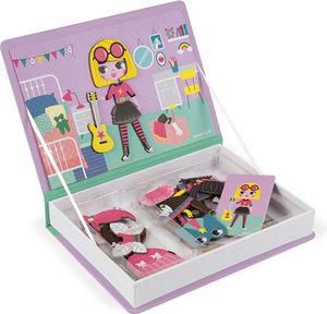 Janod Magnetyczna układanka Kostiumy Dziewczynka Magnetibook 6