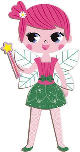 Janod Magnetyczna układanka Kostiumy Dziewczynka Magnetibook 7