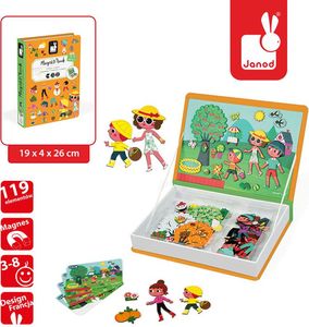 Janod Magnetyczna układanka 4 pory roku Magnetibook kolekcja 2018 3