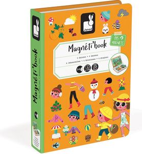 Janod Magnetyczna układanka 4 pory roku Magnetibook kolekcja 2018 4