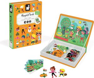 Janod Magnetyczna układanka 4 pory roku Magnetibook kolekcja 2018 5