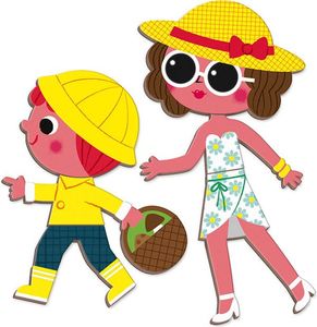 Janod Magnetyczna układanka 4 pory roku Magnetibook kolekcja 2018 8