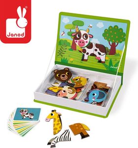 Janod Magnetibook Magnetyczna układanka Zwierzęta 2