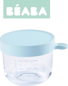 Beaba Pojemnik szklany hermetyczny niebieski 150ml 1