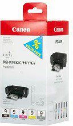 Tusz Canon PGI9, PBK/C/M/Y/GY (1034B013) 1