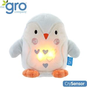 Gro Company Pingwin Percy Szumiąca Przytulanka z czujnikiem płaczu i lampką nocną 1
