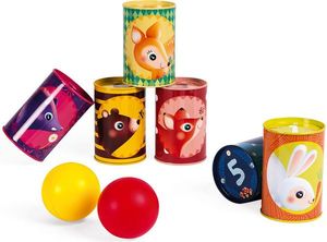 Janod Gra Zbijanie puszek Las 3