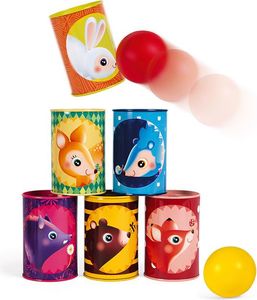 Janod Gra Zbijanie puszek Las 4