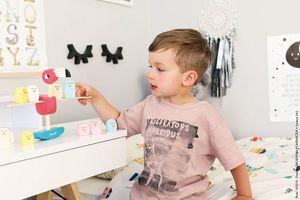 Janod Gra balansowa drewniana Flamingi 11