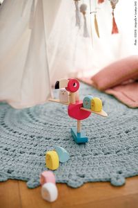 Janod Gra balansowa drewniana Flamingi 12