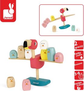 Janod Gra balansowa drewniana Flamingi 2