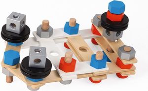 Janod Zestaw konstruktora 100 el. Brico Kids kolekcja 2018 11